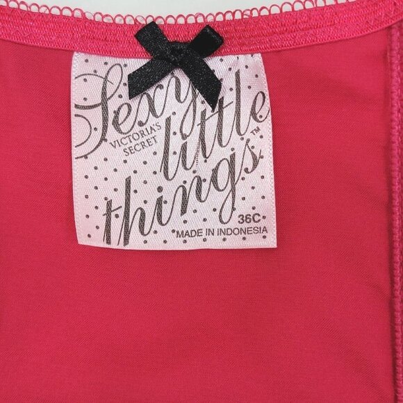 Vtg Y2K Victorias Secret Corset Womens 36C Pink Lace Coquette Whimsical Festival - Picture 10 of 13